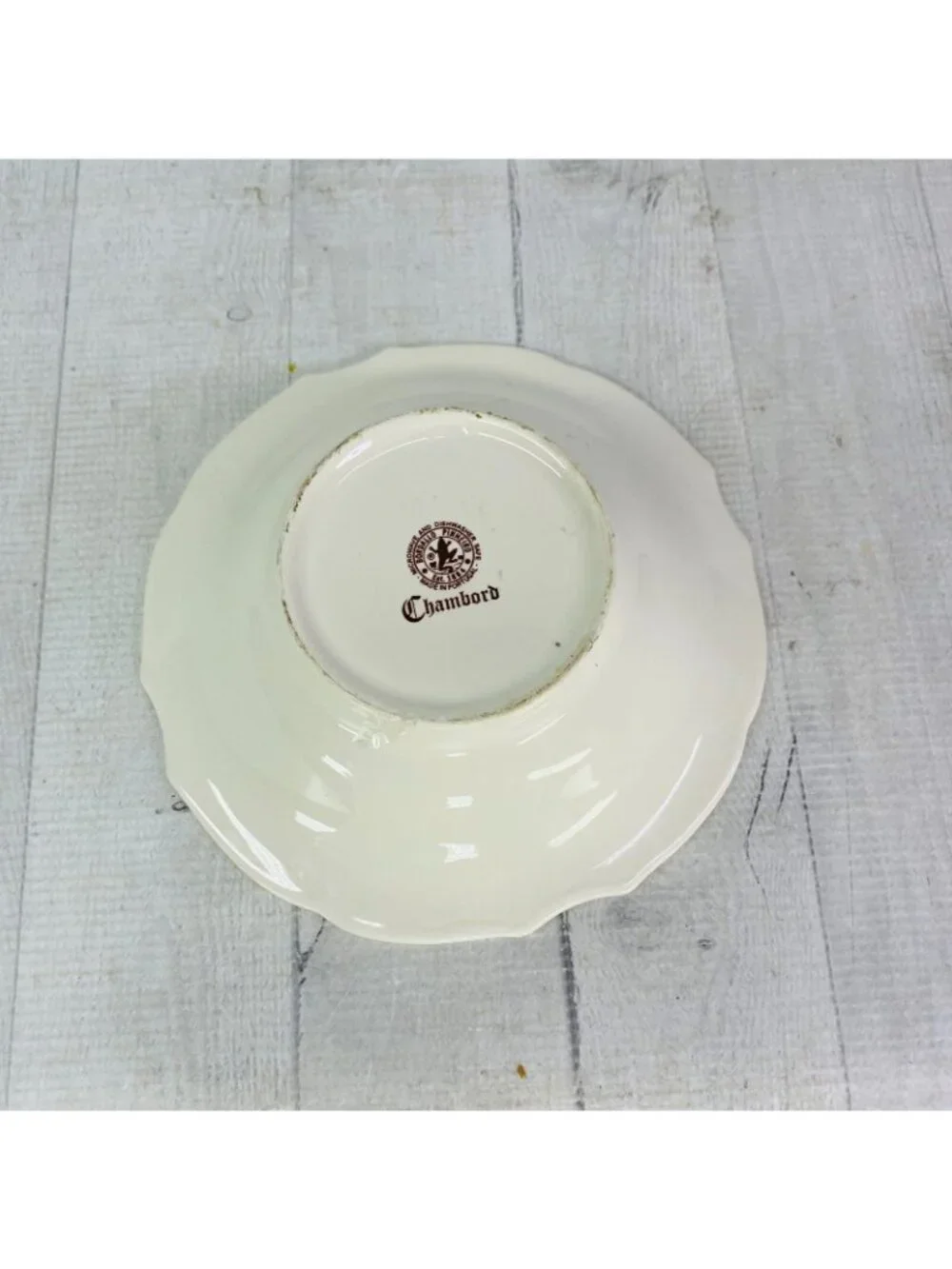 Bordallo Pinheiro Portugal CHAMBORD Scalloped Cream Soup Ceral Bowls Set of 4